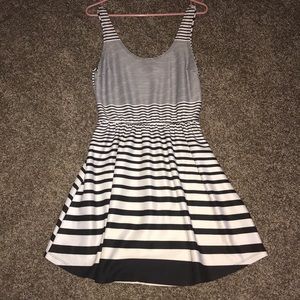 Black and white summer dress